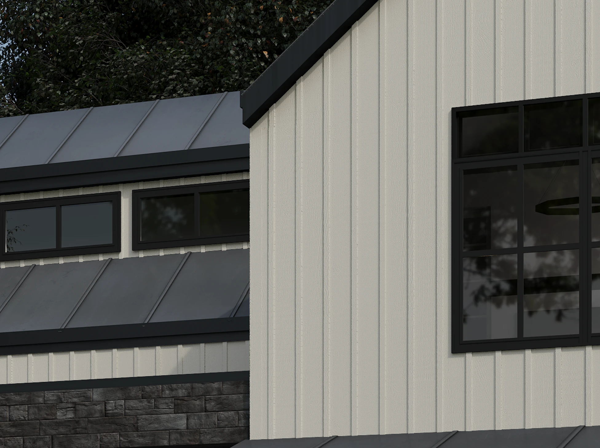 Visualisation de Maibec CanExel Board & Batten Gris Brume Board & Batten par Maibec